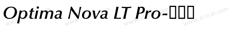 Optima Nova LT Pro字体转换